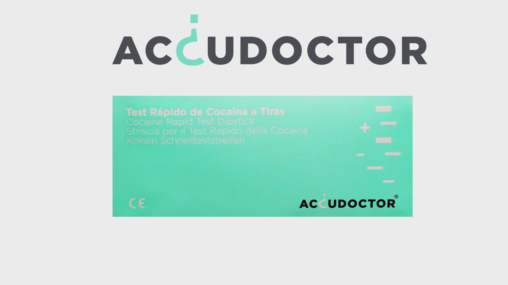 Test Accudoctor Cocaína en Orina - Pack 10 unidades