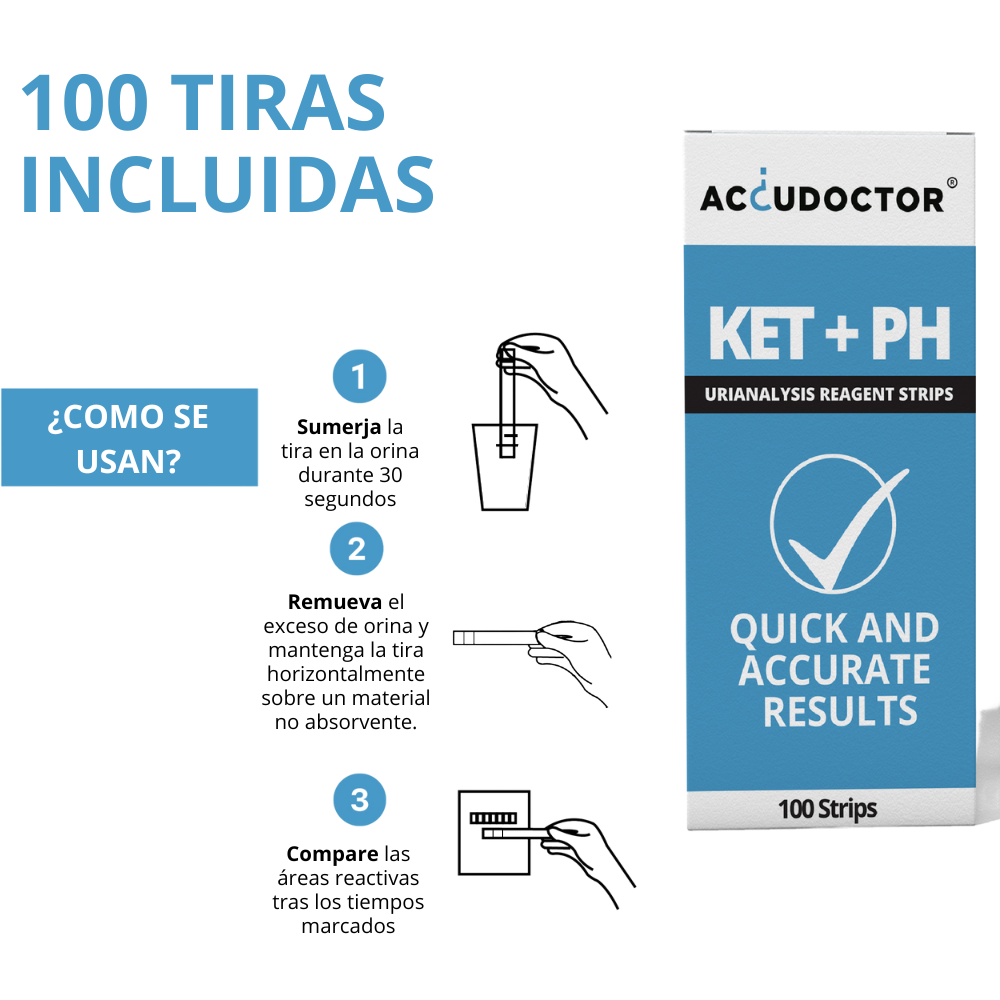Accudoctor Test Cocaína en Orina a Tiras - Pack 10 unidades